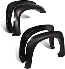 4PCS Fender Flares Kit Fit 2005-2011 Dodge Dakota Crew Cab 5.4Ft Short Bed