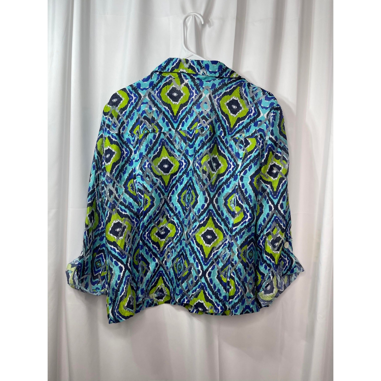 Ruby Rd button up down shirt blouse top women's 1… - image 7