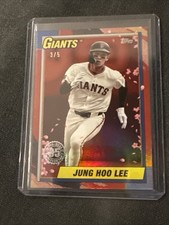 Jung Hoo Lee 2025 Topps Update Japan Edition Cherry Blossom 🌸 Red 3/5