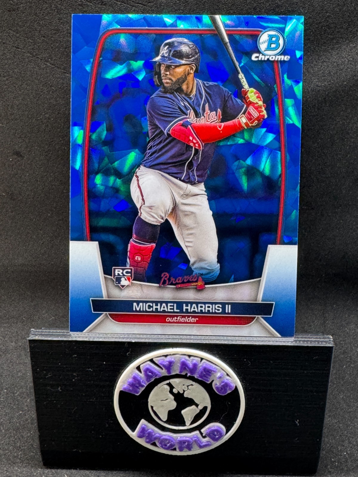 MICHAEL HARRIS II 2023 Bowman Chrome SAPPHIRE ROOKIE #31 RC Atlanta Braves