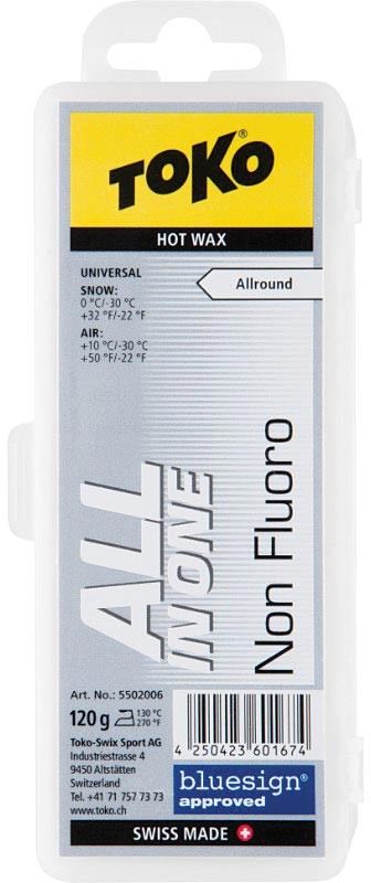 Toko All-in-One Hot Wax 120 г - Биоразлагаемый воск для ухода за сноубордом и лыжной базой легкий 4490₽