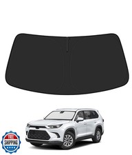 BIBLOZ Car Windshield Sun Shade Compatible with Toyota Grand Highlander Not