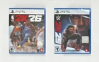 NBA 2K26 & WWE 2K25 Bundle - PlayStation 5 (PS5) - New Sealed - 2 Pack Lot