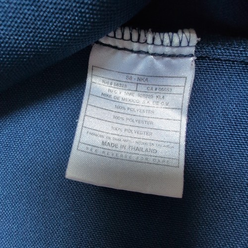 Vtg Jordan Jacket Mens Medium Blue Track Snap Nike Air Embroidered Jumpman 23 - Picture 7 of 13