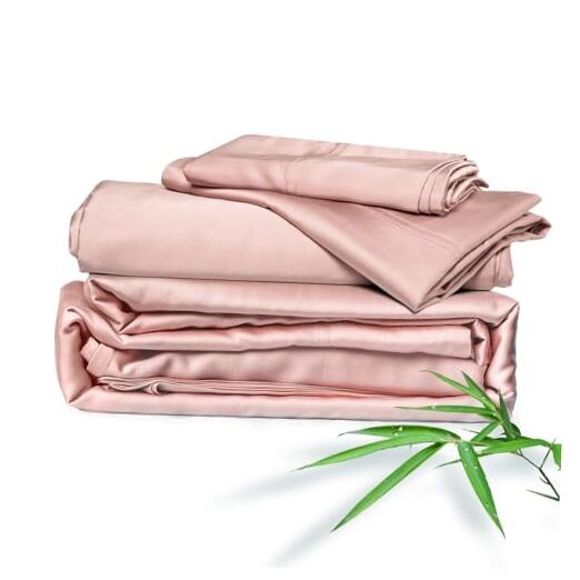Luxurious 100% Bamboo Rayon Full Bed Sheet Set - Soft & Breathable Home Essentials