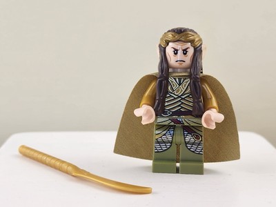 LEGO Elrond Gold Crown Minifigure The Lord Of The Rings - lor105 79015 NEW