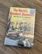 World's Greatest Showman Life of P. T. Barnum Hardcover Book Litho Signed Letter