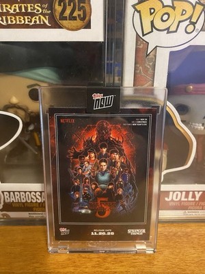 2025 Topps NOW Stranger Things Season 5 Poster Card #STRA In Hand