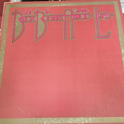 JEFF BECK TIM BOGART CARMINE APPICE LIVE JAPANESE EPIC DOUBLE VINYL 2LP RECORD - Image 1 of 4