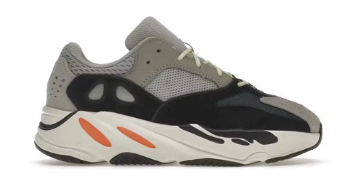 Adidas Yeezy Boost 700 Wave Runner bambino taglia 2 anni nuove con scatola DS FU9005 YZY