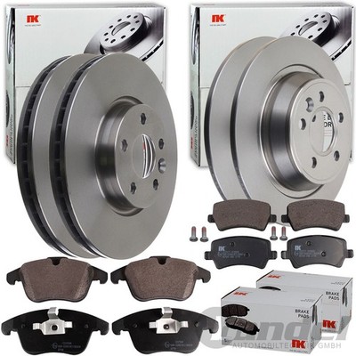 NK BREMSSCHEIBEN + BELÄGE VORNE + HINTEN passend für VOLVO V70 V60 XC70 S60 S80