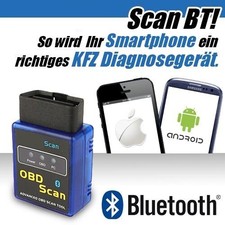 Adattatore Bluetooth V-1 Mini OBD2 interfaccia diagnostica per BMW VW Mercedes Opel