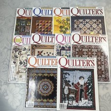 Vintage Quilters Newsletter Magazine 2002 Complete Year Lot Of 10