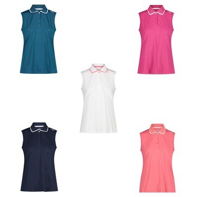 CMP Damen Poloshirt WOMAN POLO SLEEVELESS 31T5076