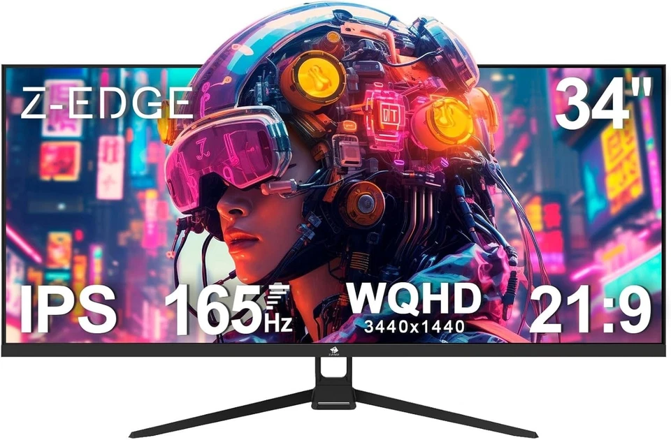 Ultrawide Gaming Monitor 34'' 165Hz IPS FreeSync Rooted in Power & Speed - Image 3 of 4