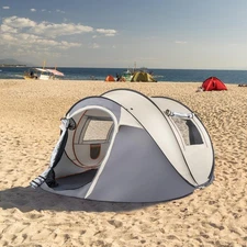 4 Person Waterproof Automatic Camping Tent Instant Hiking Family Pop Up Canopy