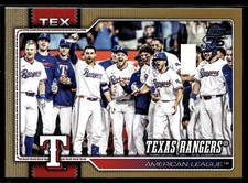 2026 Topps Gold #258 Texas Rangers #/2026