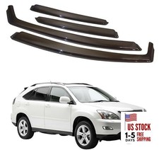 in-Channel Car Window Rain Guard Compatible with RX330 RX350 2003-2008 4pcs