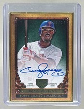 Jimmy Rollins 2023 Topps Gilded #GOG-JRO Emerald Gallery of Gold Auto 2/25