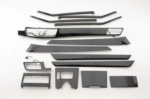 2014-2016 Mercedes E250 E350 E400 E550 W212 Wood Trim Set Black Dark Ash OEM