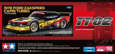 Tamiya RC 1978 Ford Zakspeed Capri (Limited Edition) TT-02 #47526 Bausatz