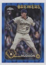 2024 Topps Chrome Update Blue RayWave Refractor /150 Bryan Hudson #USC169 1e9z