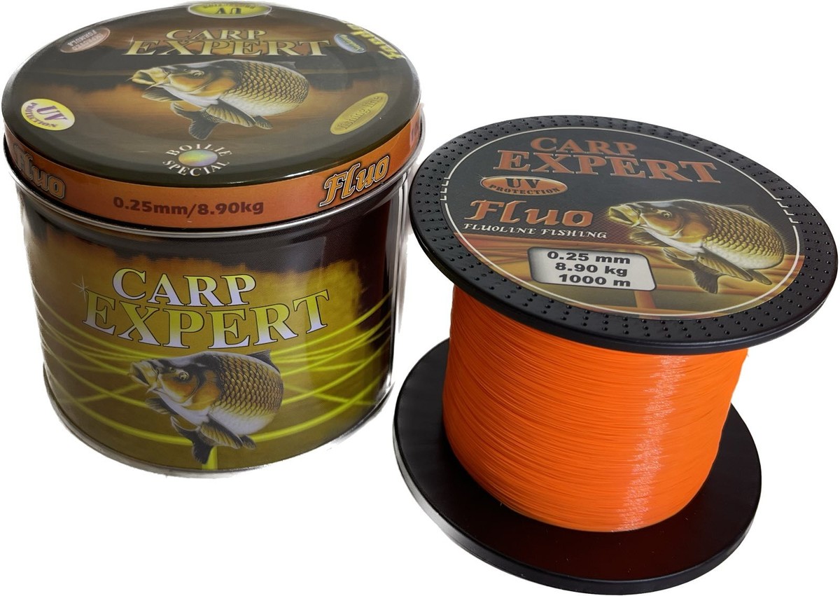 Carp Expert UV Fluo Orange Fishing Line 1100 yards / 1000 metres
