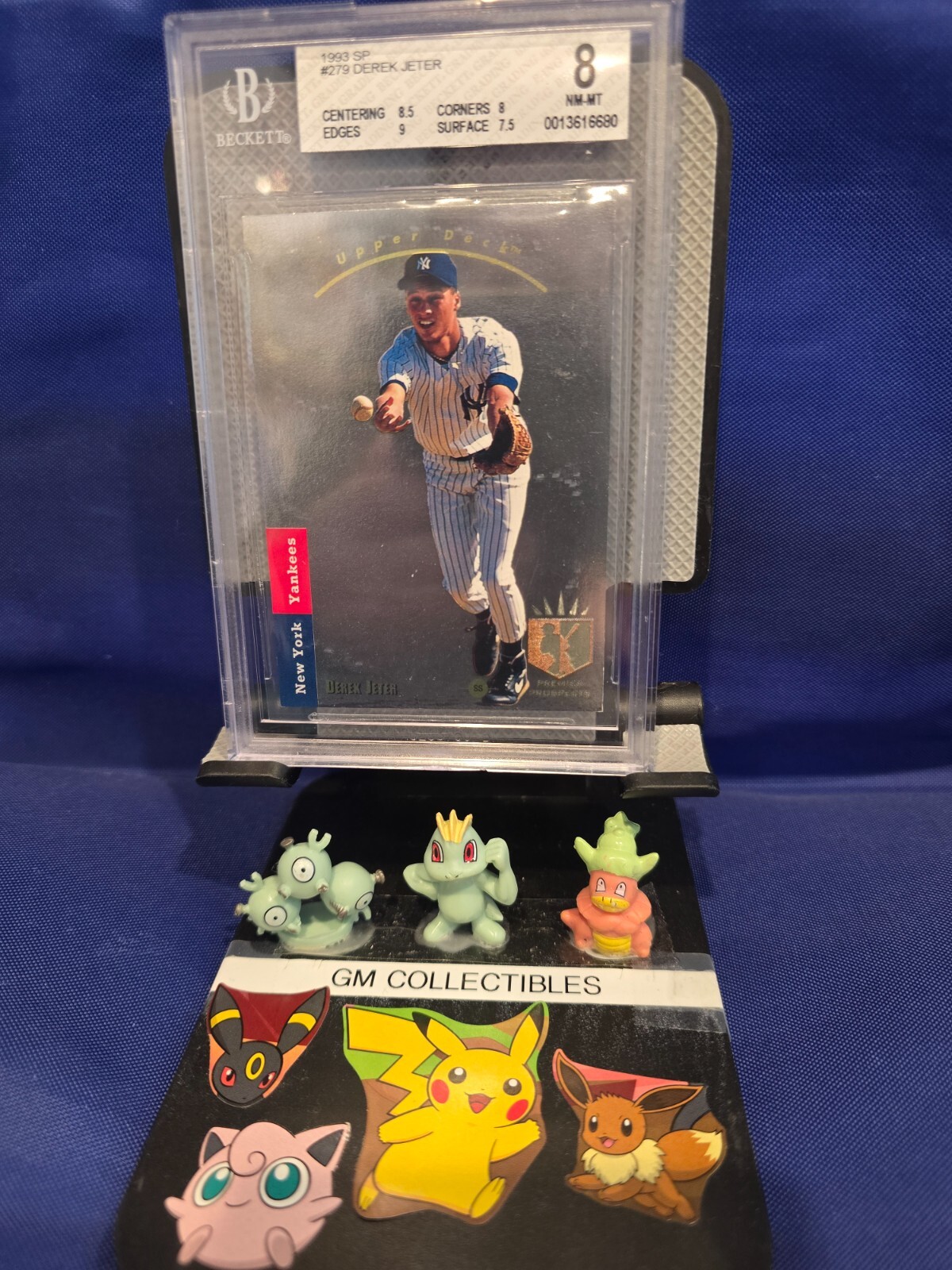 1993 Upper Deck SP FOIL Derek Jeter #279 BGS 8 Rookie RC HOF NY Yankees MVP GOAT