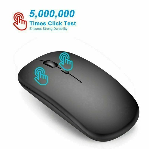 Optical Wireless Bluetooth 5.1 Slim Rechargeable Mouse for Laptop, Mac,iPad - Picture 5 of 7
