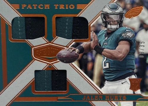2020 Panini Plates & Patches Jalen Hurts #PT-14