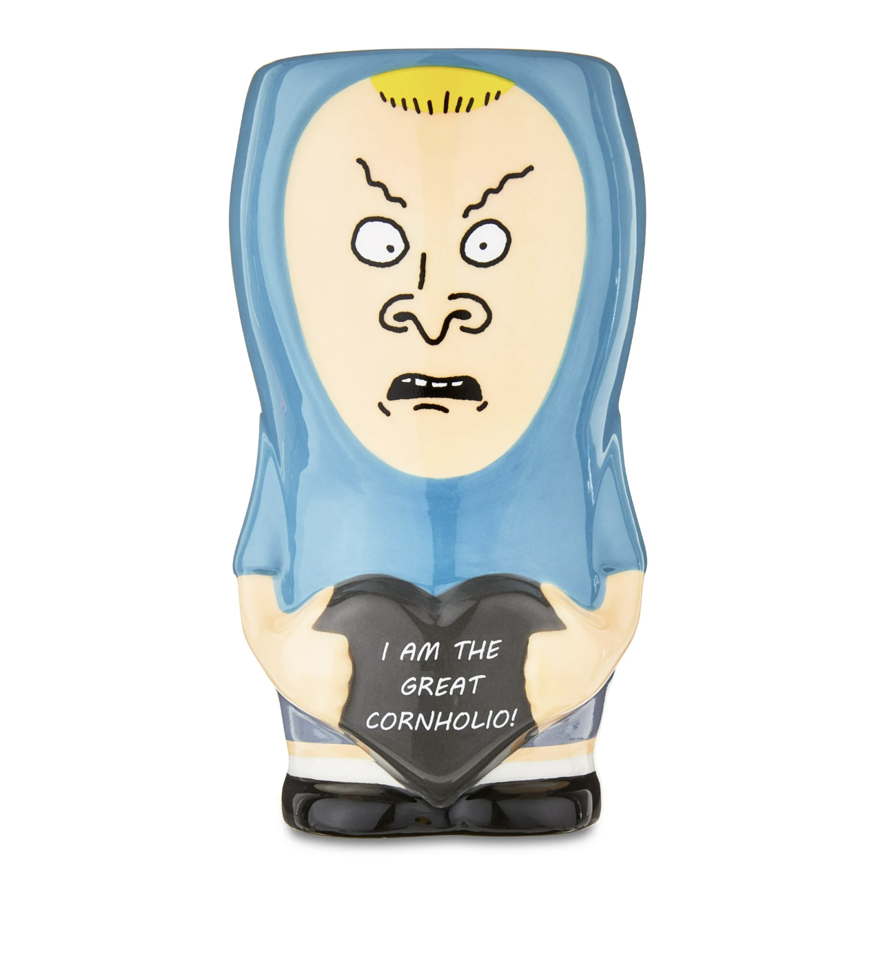 Zak Valentine 2024 Beavis I Am The Great Cornholio Chibi Ceramic Mug