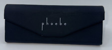 Phoebe Folding Triangular Eyeglasses Case Black