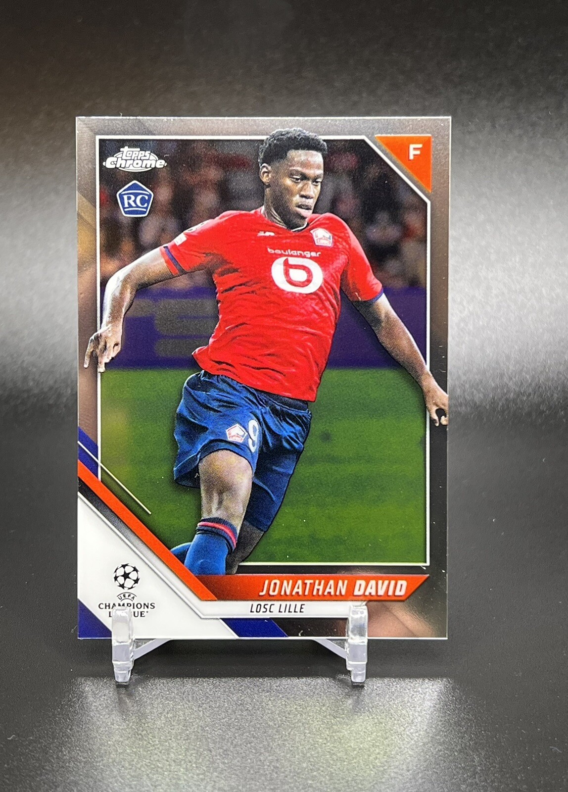 2021-22 Topps Chrome UEFA CL Jonathan David Rookie RC #191