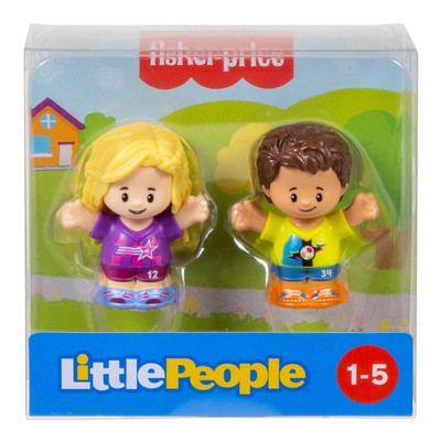 Fisher-Price Little People Sports Friends Figure Pack, 2 Characters
