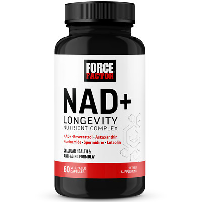 FORCE FACTOR NAD+ , NAD Supplement for Healthy Aging Support, 60ct