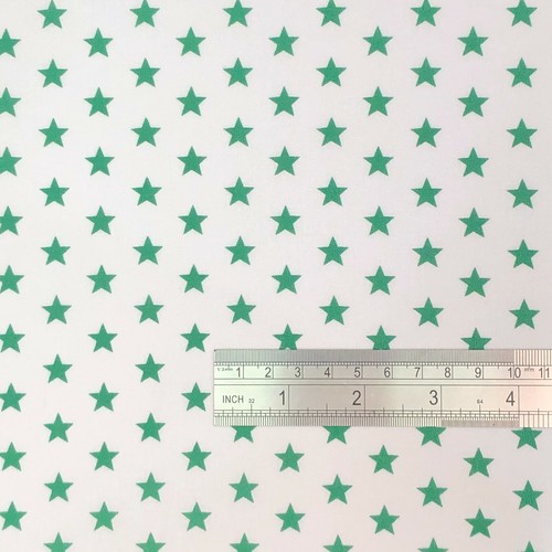 Tela artesanal para niños 100 % algodón mini estrella con estampado parpadeo | 140 cm de ancho | Primera calidad - Imagen 37 de 53
