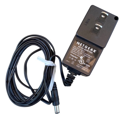 Netgear AC-DC Adapter Model MT12-Y120100-A1 P/N 332-10190-01 Power Cord ...