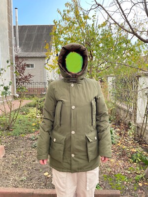 Woolrich Womens Arctic Parka Coat Jacket Double Hood Down Puffer