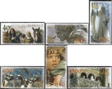Timbres nouvelle-zélande 2002 Mi 2040-2045 neuf avec gomme originale 2002 m. le 