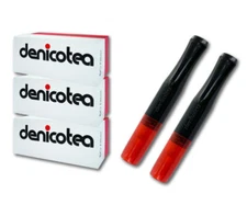 Denicotea Special Edition Combo 2 -Red and Black- Holders & 150 filters 20104