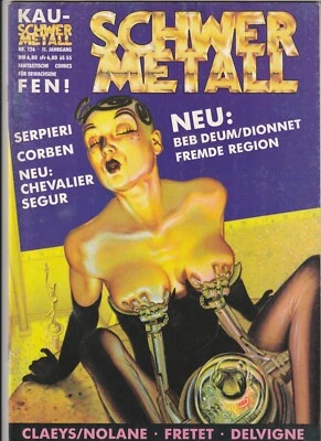✪ SCHWERMETALL #126, Alpha 1990 COMICHEFT Z1- *Fantasy *Erotik *Science Fiction - Bild 1 von 3