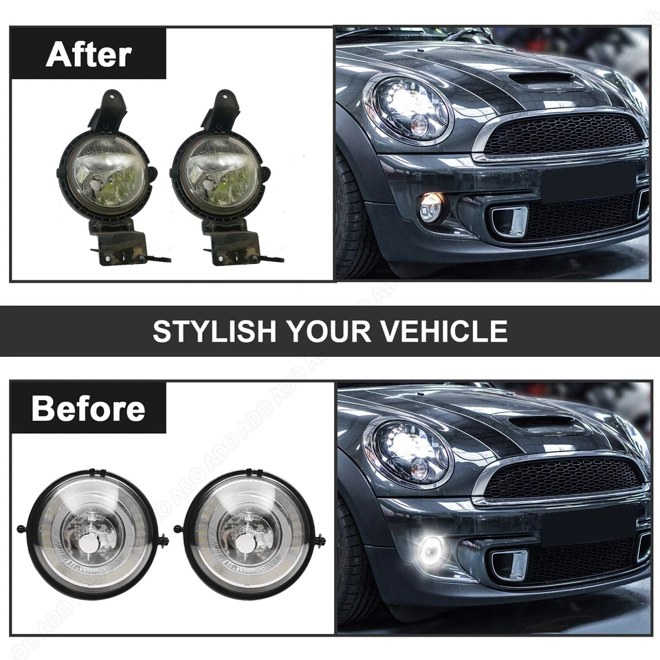 LED-Tagfahrlicht-Nebelscheinwerferlamp for Mini Cooper S R55 R56 R57 R58 R59 R60 - Bild 4 von 4