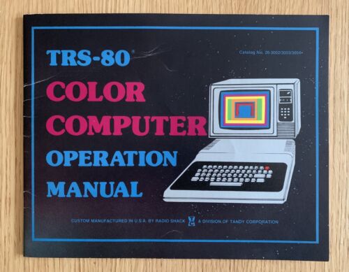 Radio Shack Tandy TRS-80 Color Computer Operation Manual