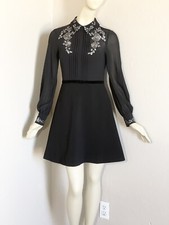 Ted Baker Embroidered Chiffon Shirt Dress