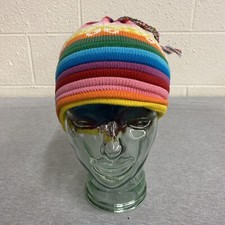 GAP Kids Rainbow Tassel S Girls Stocking Cap Winter Beanie Hat Toque