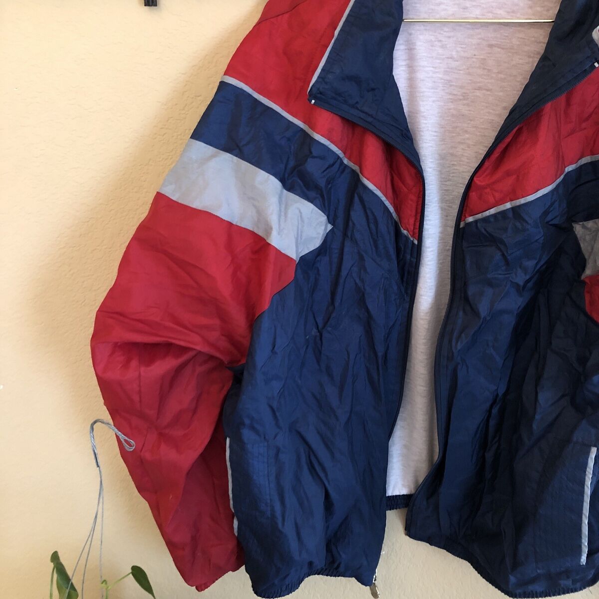 Vintage 90s Red White Blue Members Only Jacket Swishy Wind Vintage 90s Red White Blue Members Only Jacket Swishy Wind