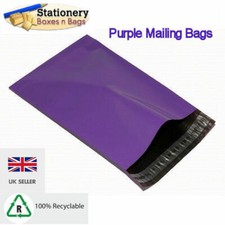 10 PURPLE 12" x 16" Mailing Mail Postal Parcel Packaging Bags 305x406mm