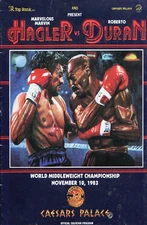 Fight Poster Boxing Kings Marvelous Marvin Hagler Vs Roberto Duran 11x17" Poster