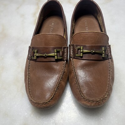 Cole Haan Men’s Loafer Size 7.5M (Pre-Owned) Mens Cole Haan Driving Horsebit Cognac Brown Leather Loafer  main image 2