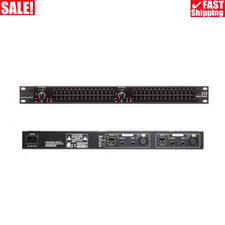 TZT-215 2-channel 15 Band Equalizer Professional Graphic Equalizer w/ XLR TRS